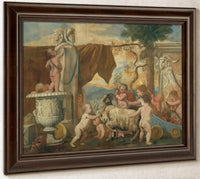 Childrens Bacchanal I By Nicholas Poussin Fine Art Print