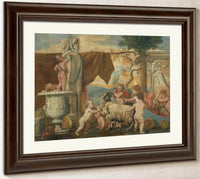 Childrens Bacchanal I By Nicholas Poussin Fine Art Print