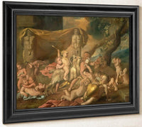 Childrens Bacchanal Ii By Nicholas Poussin Fine Art Print