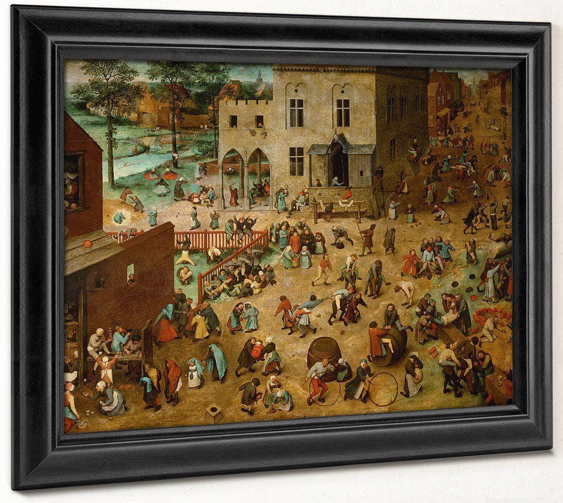 Childrens Games 1560  By The Elder Fine Art Print