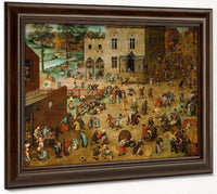 Childrens Games 1560  By The Elder Fine Art Print