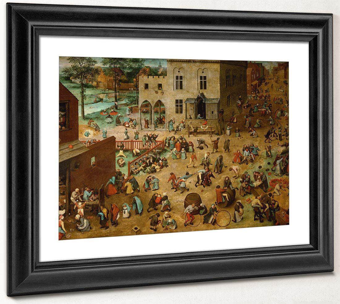 Childrens Games 1560  By The Elder Fine Art Print
