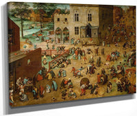 Childrens Games 1560  By The Elder Fine Art Print