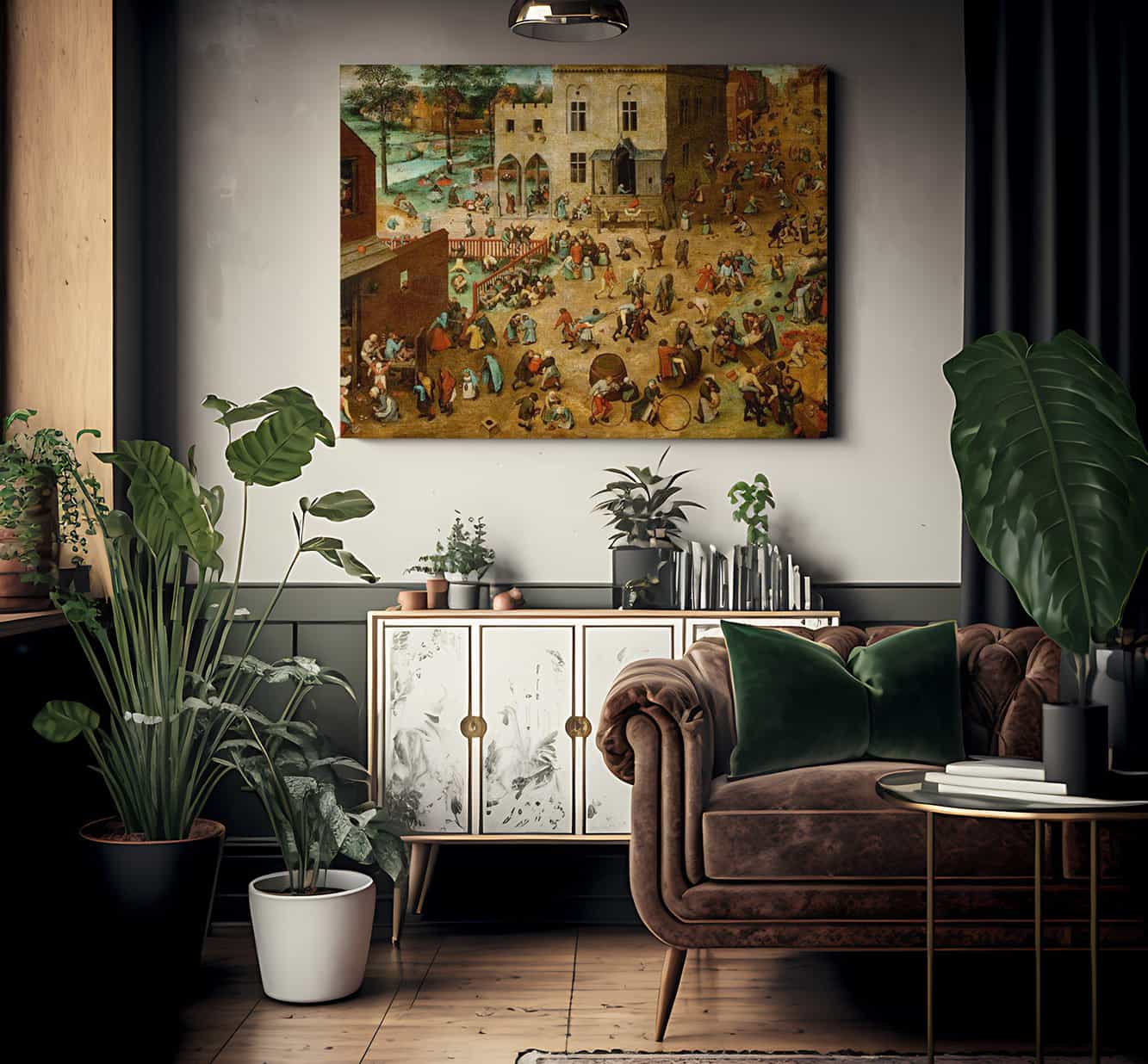 Childrens Games 1560  By The Elder Fine Art Print
