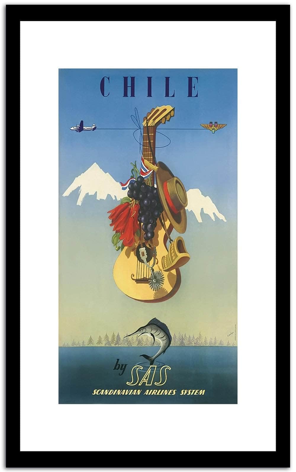 Chile  Vintage Poster Fine Art Print
