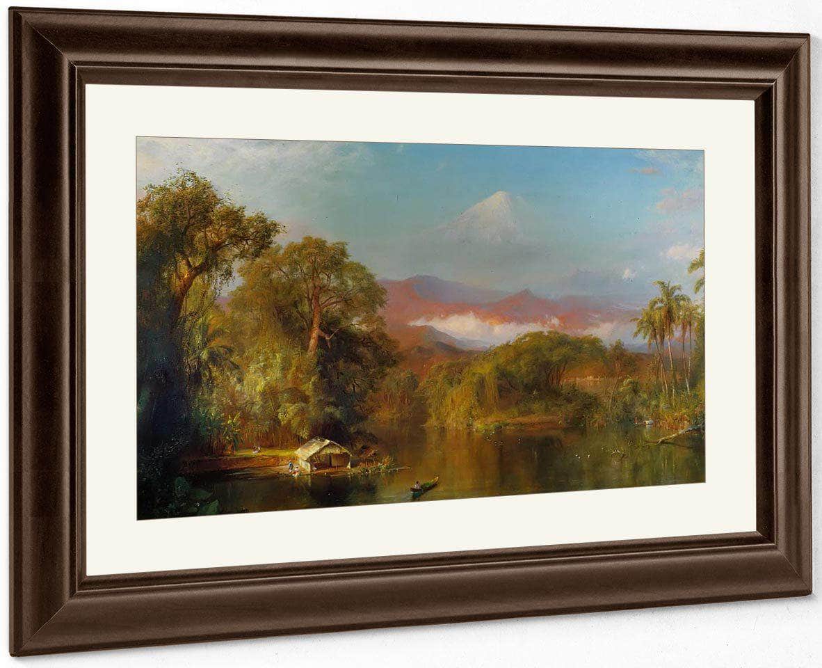 Chimborazo By Fredric Edwin Church Fine Art Print