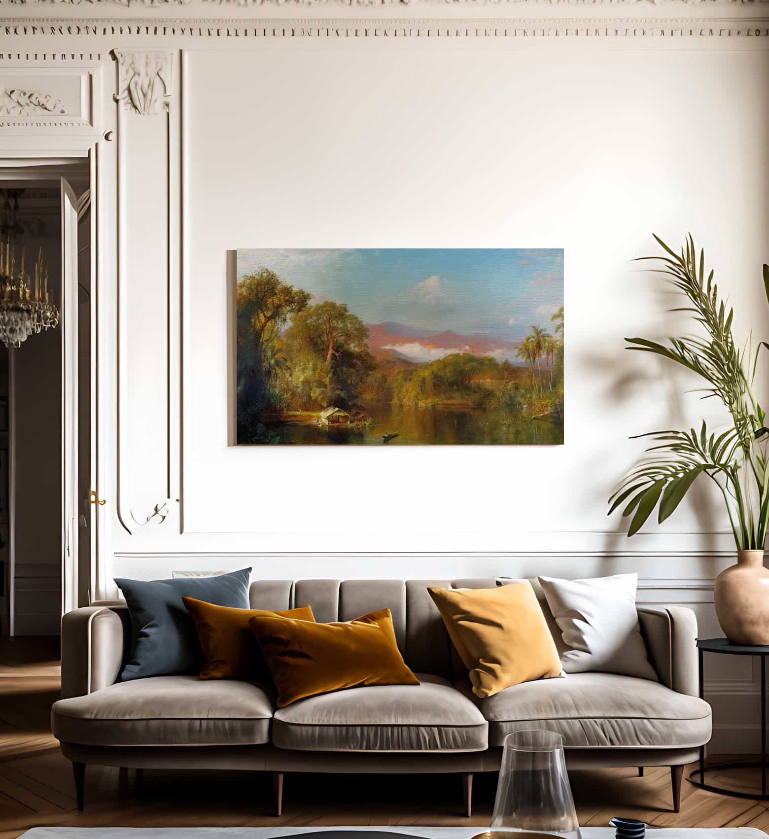 Chimborazo By Fredric Edwin Church Fine Art Print