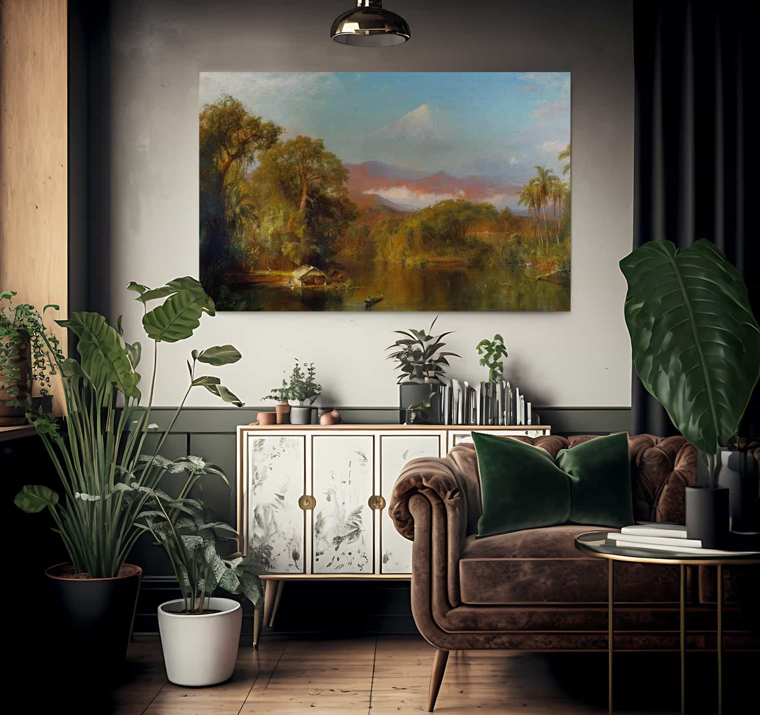 Chimborazo By Fredric Edwin Church Fine Art Print