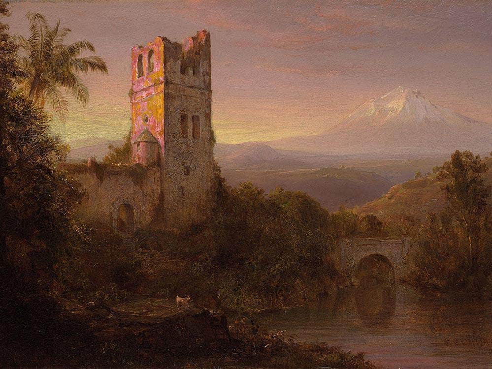 Chimborazo Volcano By Frederic Edwin Church Fine Art Print