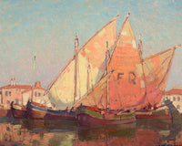 Chioggia Boats By Edgar Payne Fine Art Print