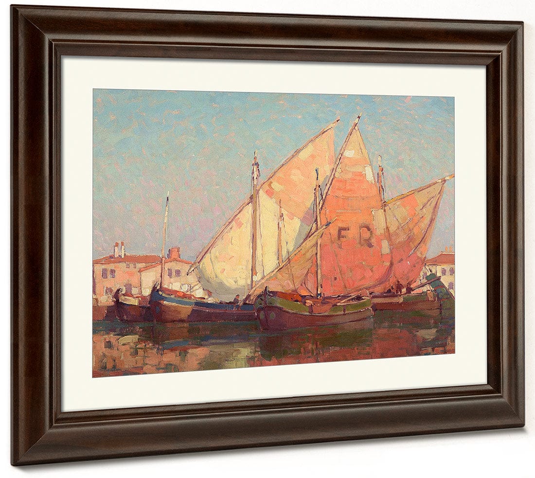 Chioggia Boats By Edgar Payne Fine Art Print