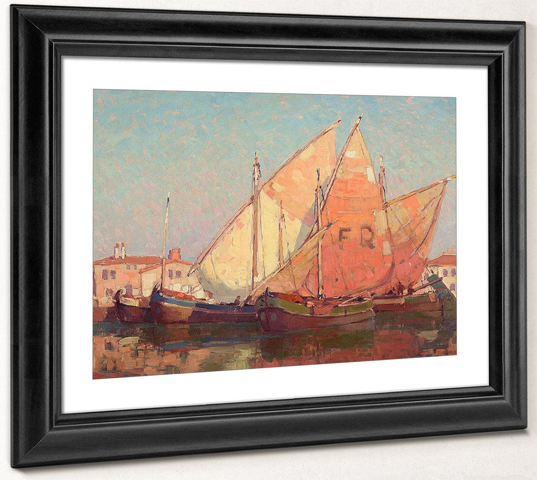Chioggia Boats By Edgar Payne Fine Art Print