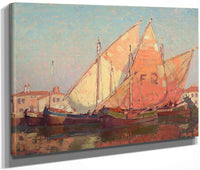Chioggia Boats By Edgar Payne Fine Art Print