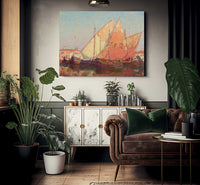 Chioggia Boats By Edgar Payne Fine Art Print