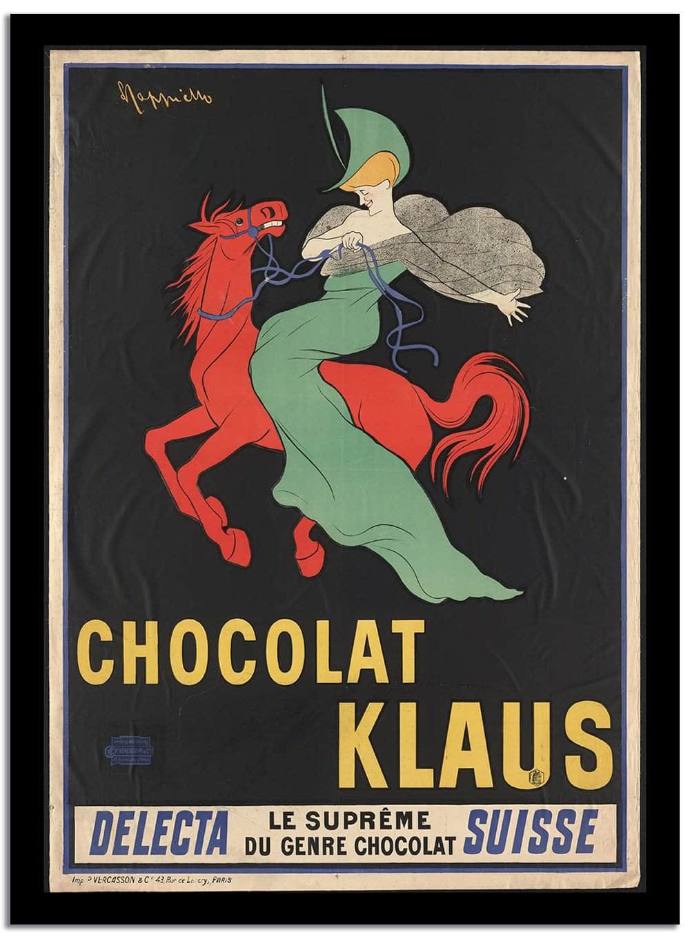 Chocolat Klaus  Vintage Poster Fine Art Print