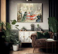 Choirboys At The Petrove Church By Alphonse Mucha Fine Art Print