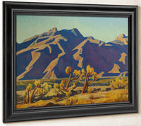 Chollas Against Mountains By Maynard Dixon Fine Art Print