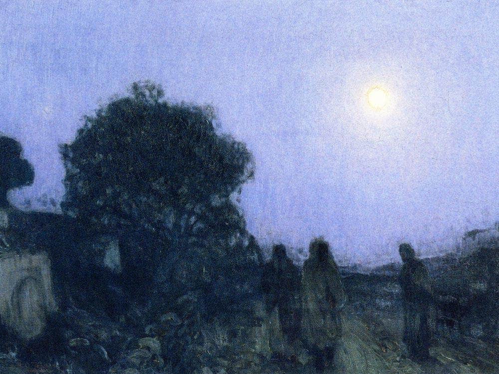 Christ And His Desciples On The Road To Bethany By Henry Ossawa Tanner Fine Art Print