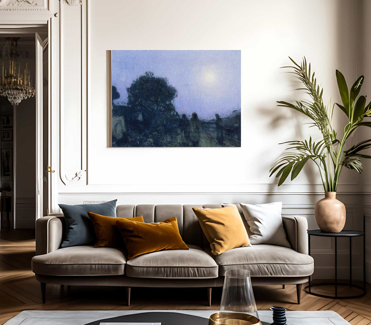 Christ And His Desciples On The Road To Bethany By Henry Ossawa Tanner Fine Art Print