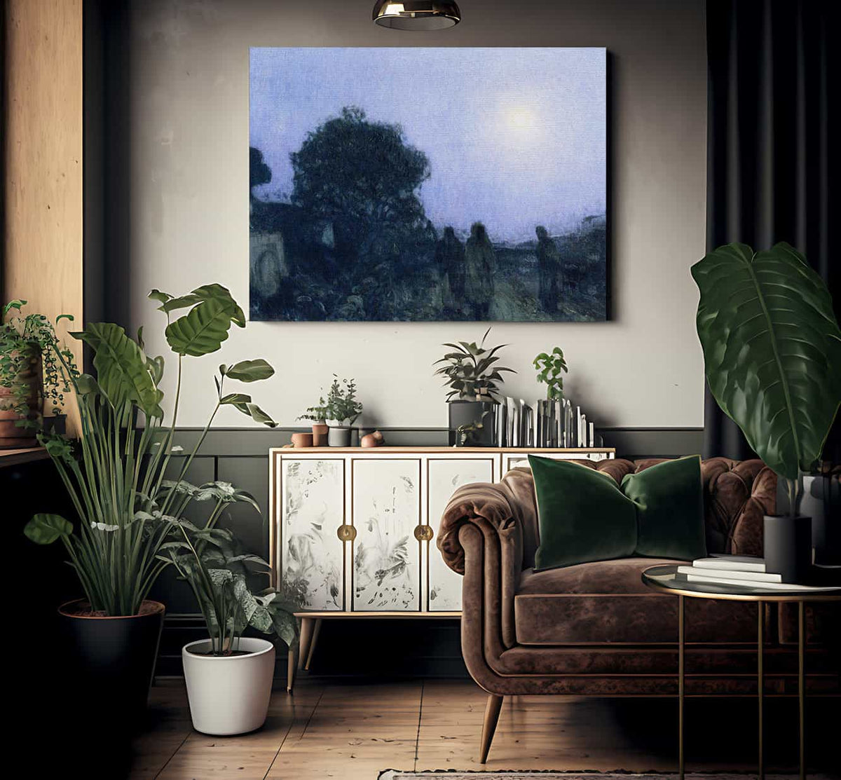 Christ And His Desciples On The Road To Bethany By Henry Ossawa Tanner Fine Art Print