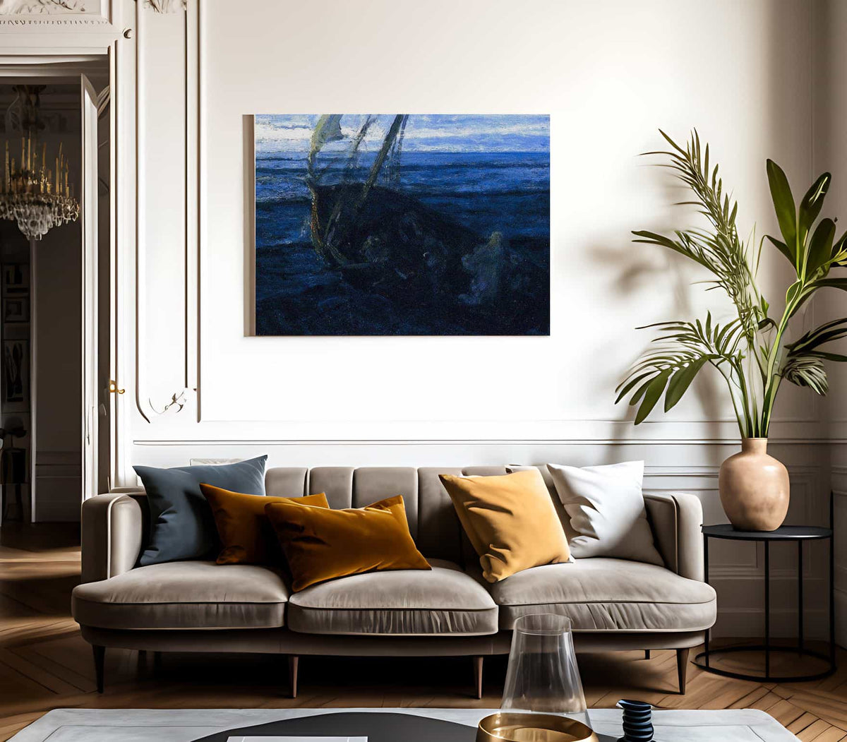 Christ And His Desciples On The Sea Of Galilee By Henry Ossawa Tanner Fine Art Print