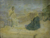 Christ And Nicodemus (Early Study) By Henry Ossawa Tanner Fine Art Print