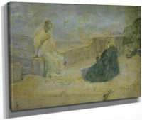 Christ And Nicodemus (Early Study) By Henry Ossawa Tanner Fine Art Print