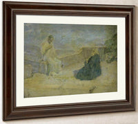 Christ And Nicodemus (Early Study) By Henry Ossawa Tanner Fine Art Print