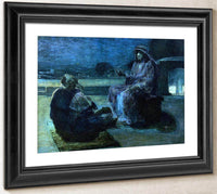 Christ And Nicodemus On A Rooftop By Henry Ossawa Tanner Fine Art Print