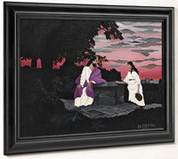 Christ And The Woman Of Samaria By Horace Pippin Fine Art Print