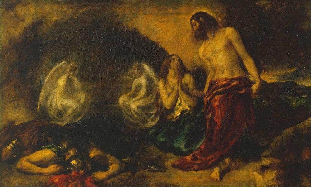 Christ Appearing To Mary Magdalene After The Resurrection By William Etty Fine Art Print