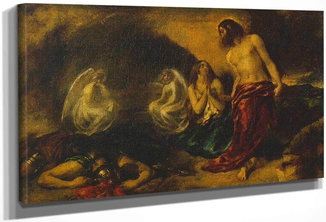 Christ Appearing To Mary Magdalene After The Resurrection By William Etty Fine Art Print
