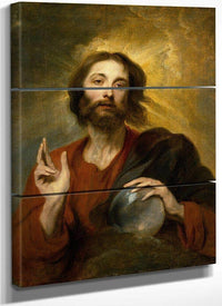 Christ As Salvator Mundi By Anthony Van Dyck Fine Art Print