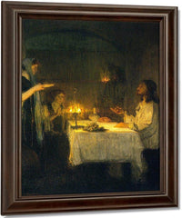 Christ At The Home Of Mary And Martha By Henry Ossawa Tanner Fine Art Print
