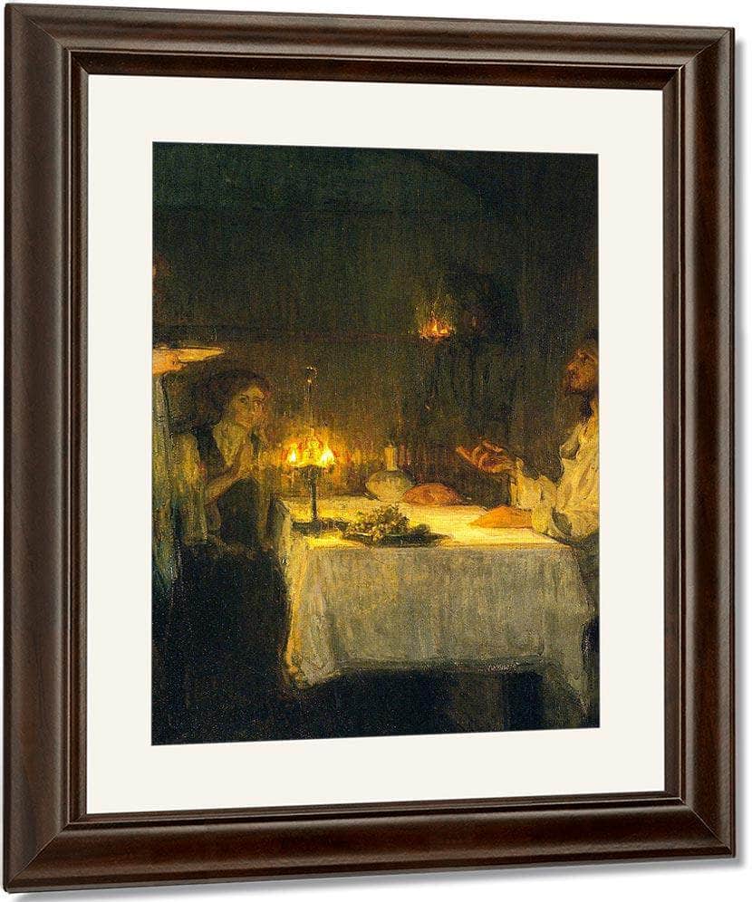 Christ At The Home Of Mary And Martha By Henry Ossawa Tanner Fine Art Print