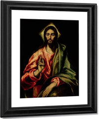 Christ Blessing By El Greco Fine Art Print