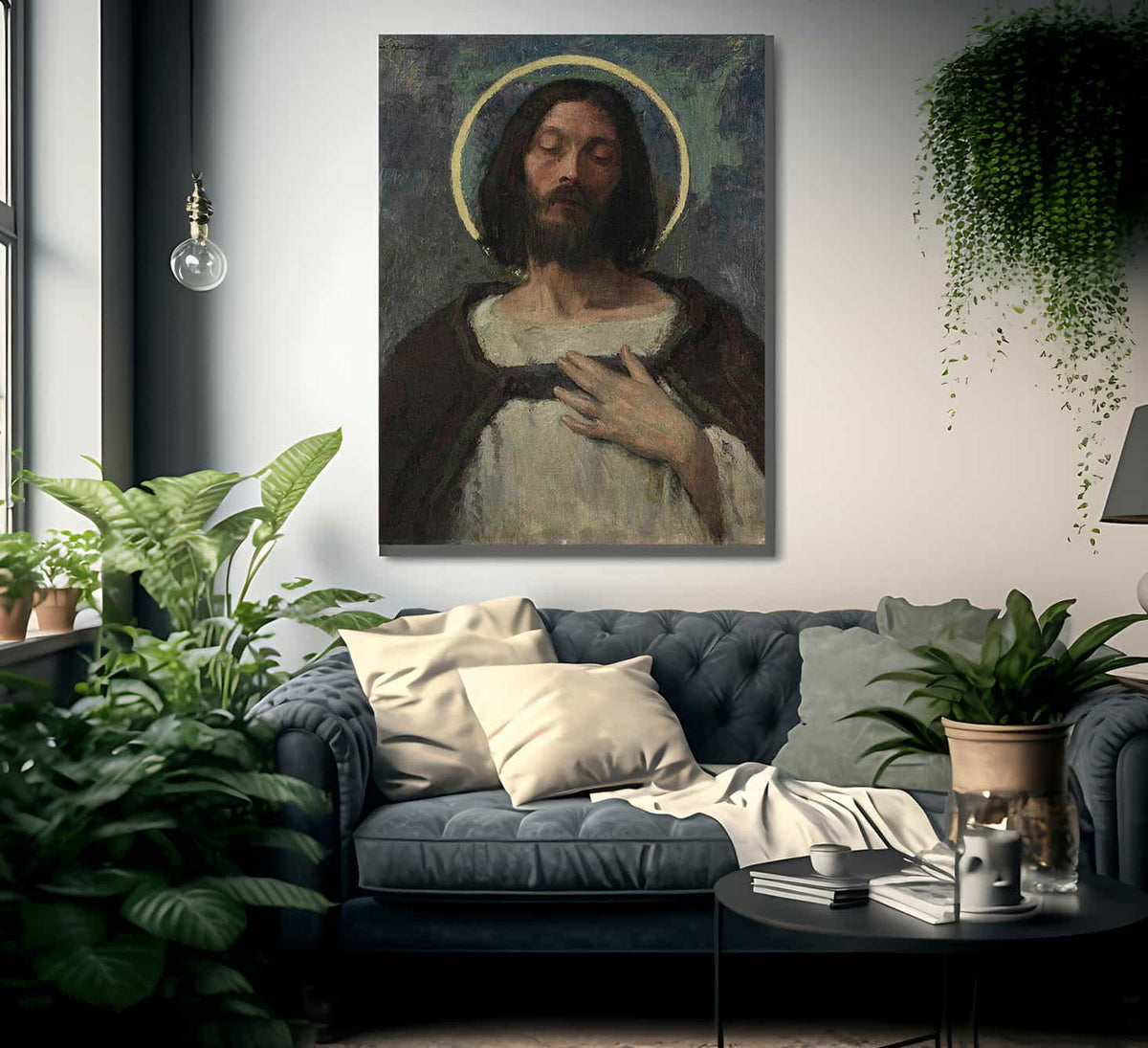 Christ By Gari Melchers Fine Art Print