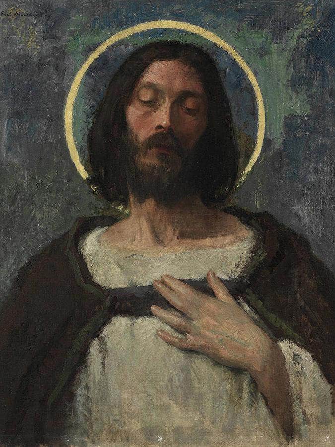 Christ By Gari Melchers Fine Art Print