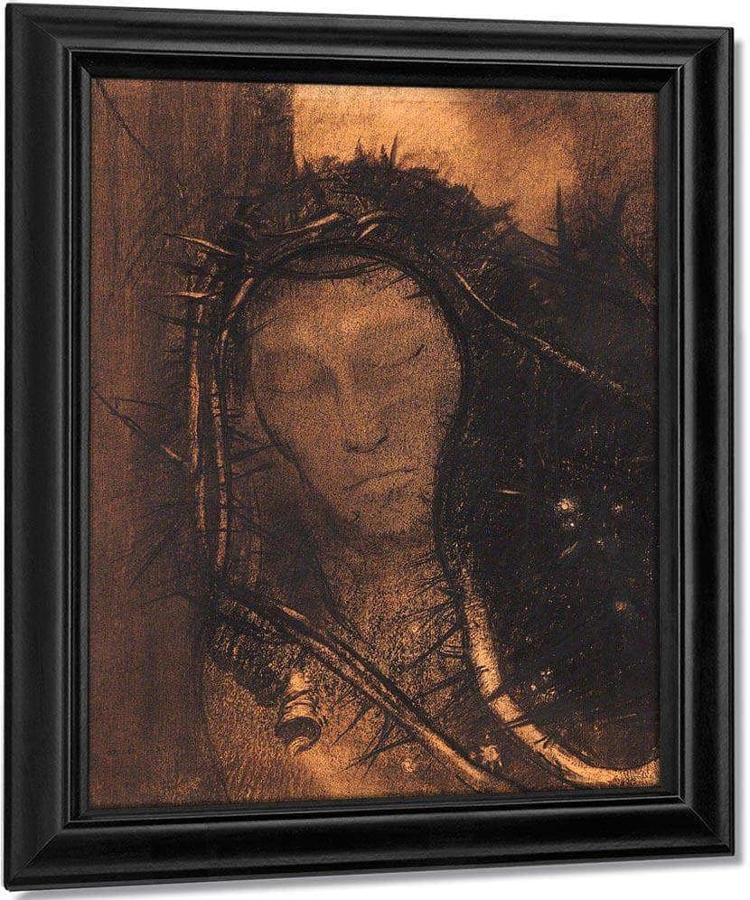 Christ By Odilon Redon Fine Art Print