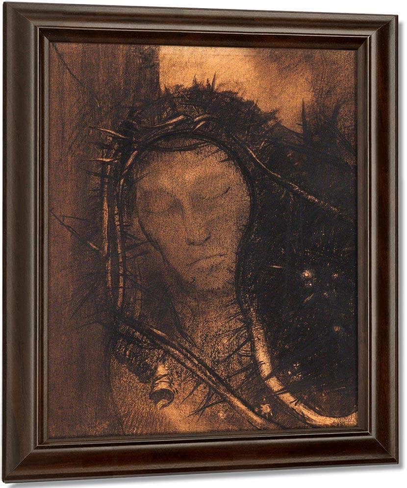 Christ By Odilon Redon Fine Art Print