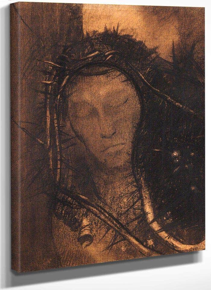 Christ By Odilon Redon Fine Art Print