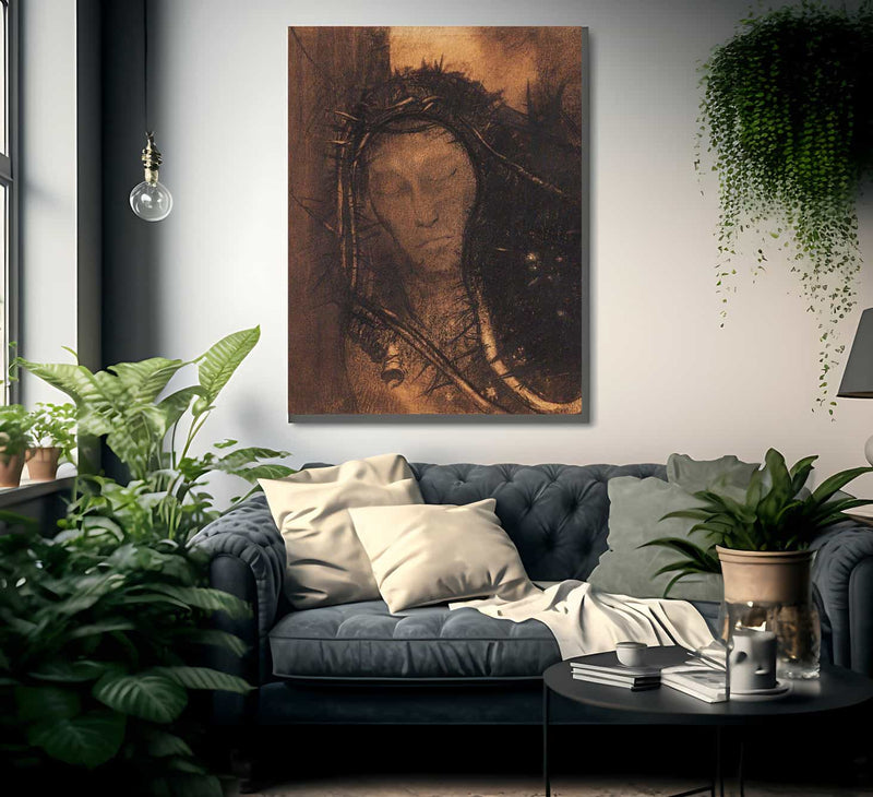 Christ By Odilon Redon Fine Art Print