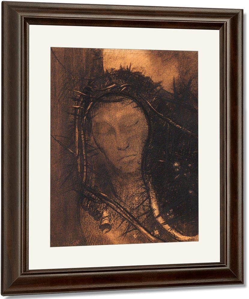 Christ By Odilon Redon Fine Art Print