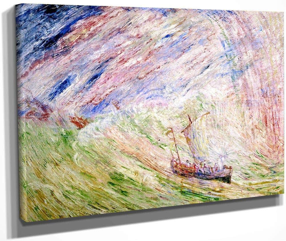 Christ Calming The Storm By James Ensor Fine Art Print