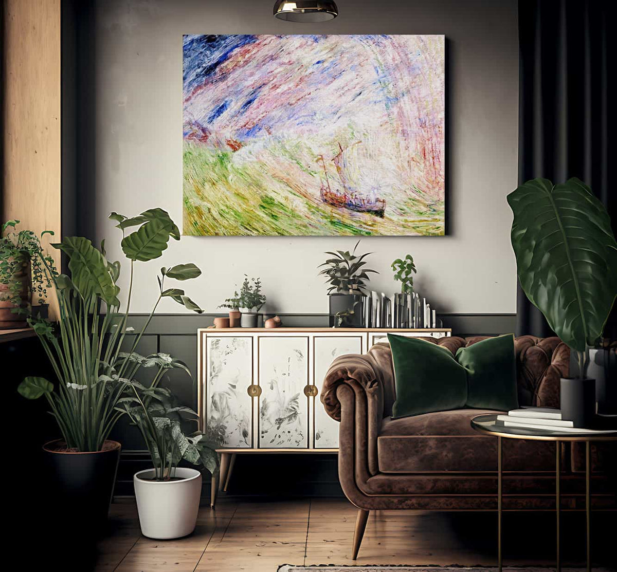 Christ Calming The Storm By James Ensor Fine Art Print