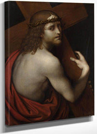 Christ Carrying His Cross Scaled Down By Giampietrino Fine Art Print
