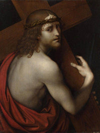 Christ Carrying His Cross Scaled Down By Giampietrino Fine Art Print