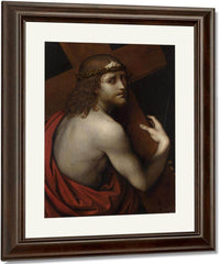 Christ Carrying His Cross Scaled Down By Giampietrino Fine Art Print