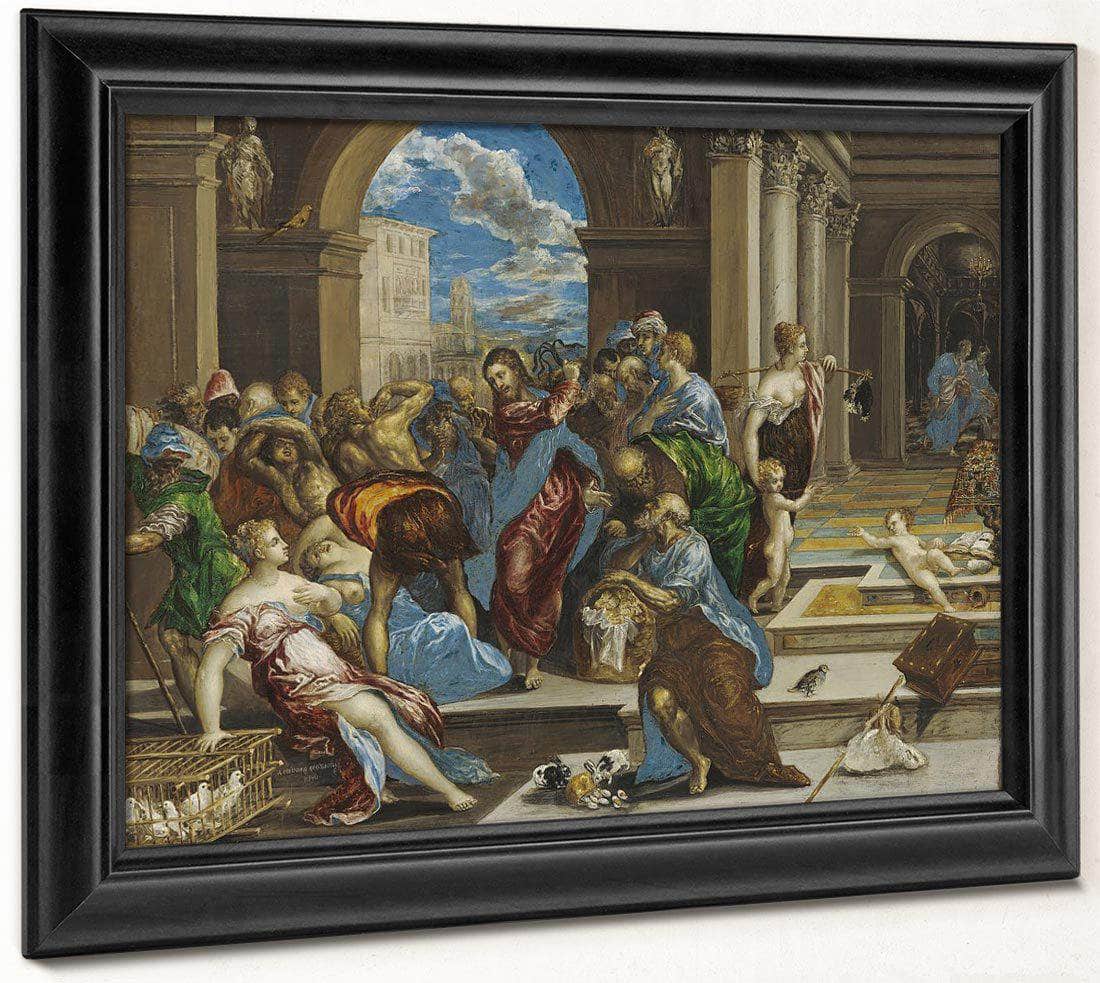 Christ Cleansing The Temple By El Greco Fine Art Print