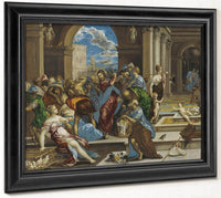 Christ Cleansing The Temple By El Greco Fine Art Print
